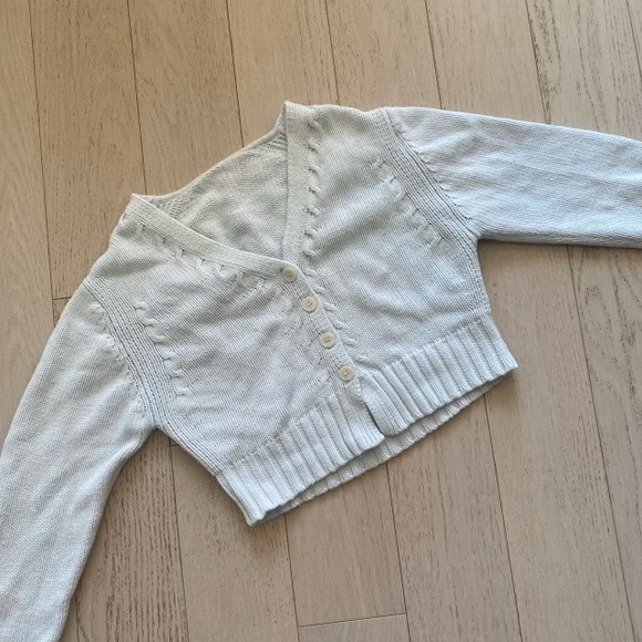 Light Blue Cardigan - Picture 2 of 3